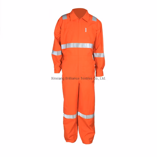 OEM Fire Retardant Protection Fireproof Jumpsuit Safety Construction Garment
