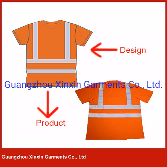 Cheap Custom Price Printing Unisex Safety Garments (W77)